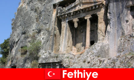 Fethiye eine Antike Stadt am Meer mit vielen Denkmäler
