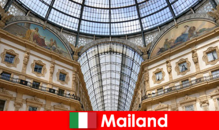 Geheimnisvolle Atmosphäre in Mailand mit Symbolen der Renaissance
