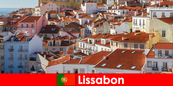 Lisszabon a tengerparti város legnépszerűbb úti cél a strand nap és ízletes ételek