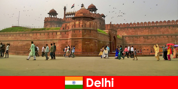 Pulsives Leben in Delhi Indien für Kulturreisende aus der ganzen Welt