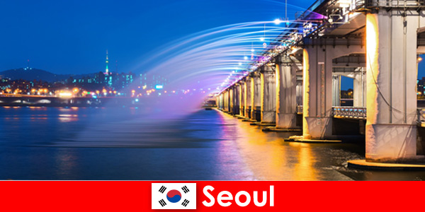 Seoul in Korea ist eine Lichterstadt die Ausländer anlockt