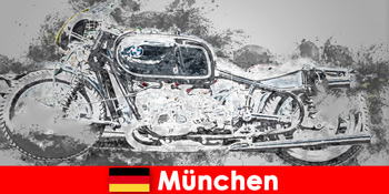 Motorwelt in München Deutschland zum Staunen und Anfassen für Touristen aus der ganzen Welt