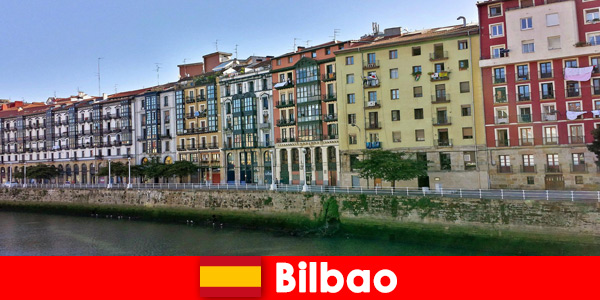 Építészet csodálni Bilbao Spanyolországban