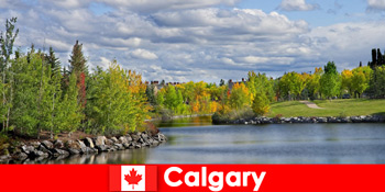 Calgary Kanada bietet Radtouren und gesunde Gerichte für sportbegeisterte Touristen an