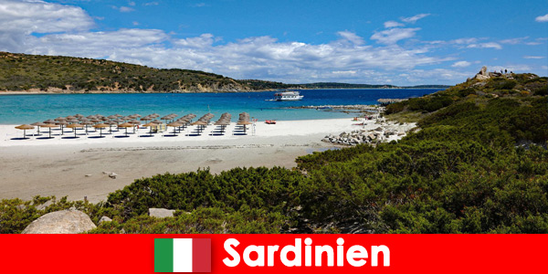在撒丁岛意大利有酒店与壮丽的景色