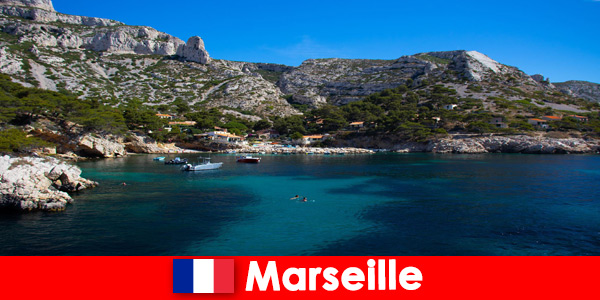 विशेष गर्मियों की छुट्टी के लिए मार्सिले फ्रांस में सूर्य और समुद्र