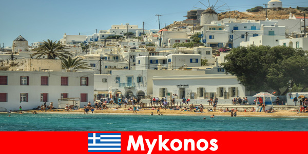 白色城市米科诺斯岛是希腊许多外国人的梦想目的地
