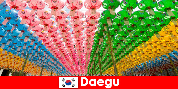 Reiseziel mit Familie nach Daegu Südkorea Vielfalt erleben