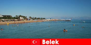 Sonne Strand und Meer für Fremde in Belek Türkei
