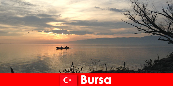 Hosszú séták a friss levegőben, hogy pihenjen Bursa Törökországban