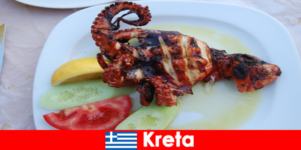 Το νησί της Κρήτης στην Ελλάδα κατέχει ντροπιαστικά πιάτα από τη θάλασσα  